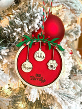 Load image into Gallery viewer, Personalized Family Ornament