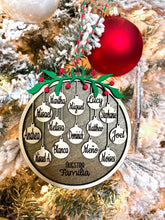 Load image into Gallery viewer, Personalized Family Ornament