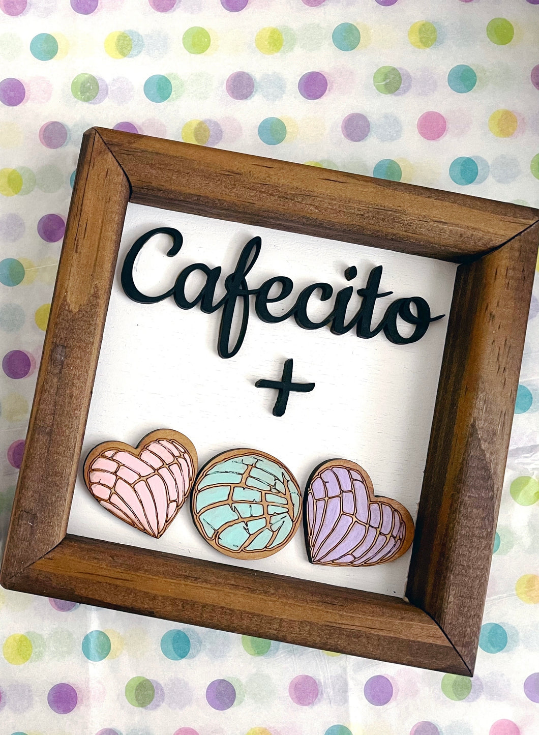 Spring Cafecito + Pan dulce Sign